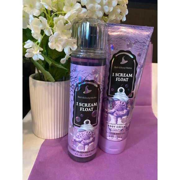 Bath & Body Works Halloween Summerween 2025 “I Scream Float” New 2 Pc Set - Picture 1 of 9